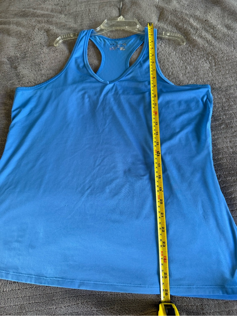 Under Armour Bright Blue Women's Racerback Tank - Picture 6 of 7